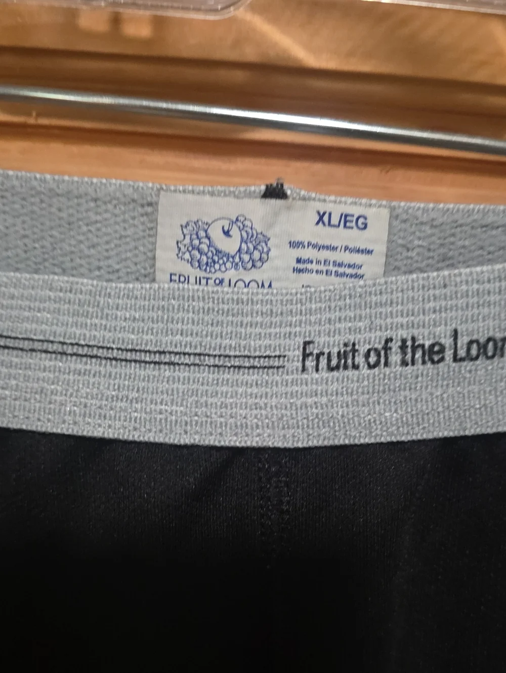 Fruit of the Loom 100% polyester
